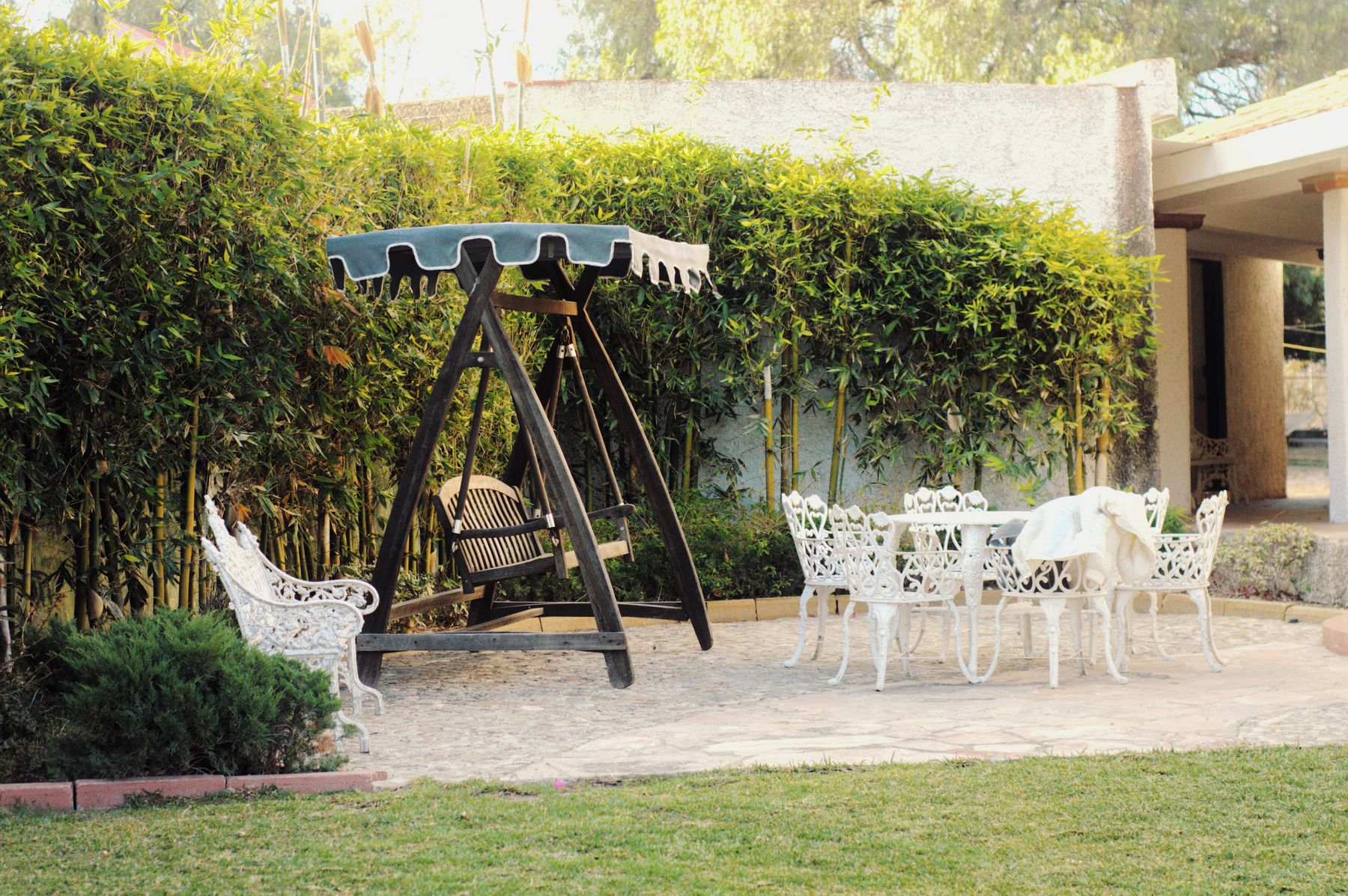 Cottage patio refresh, West Asheville